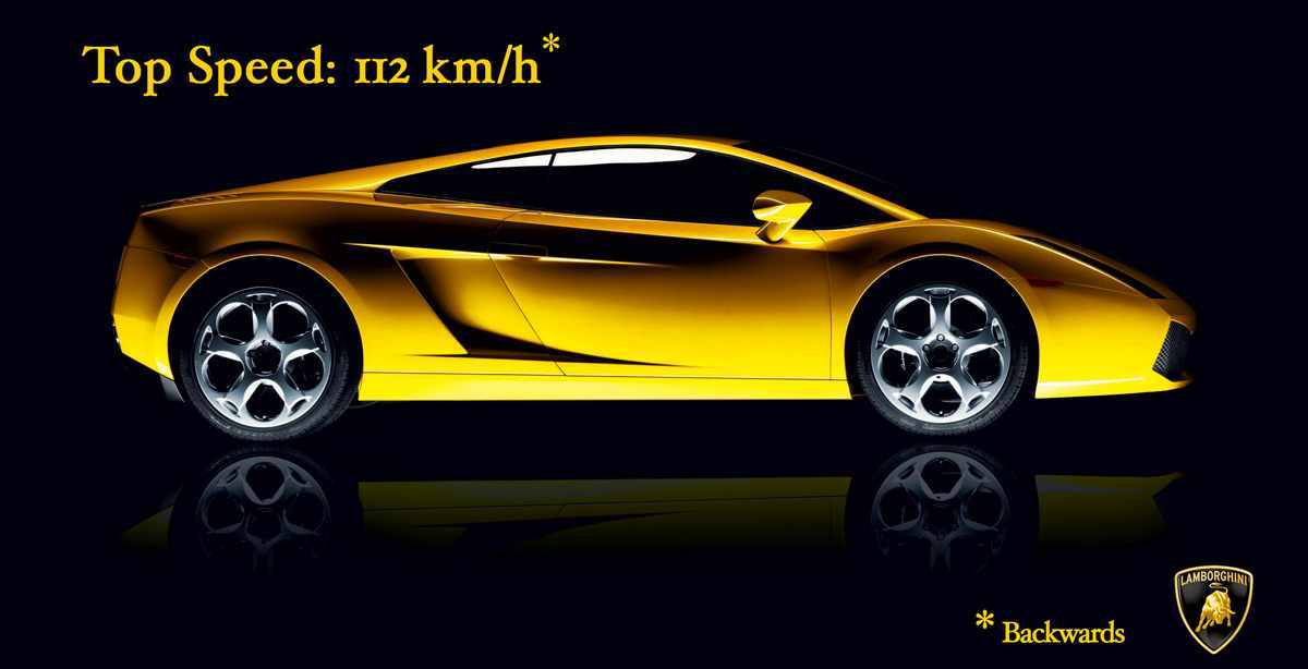 Maksymalna prędkość: 115 km/h. Na wstecznym.